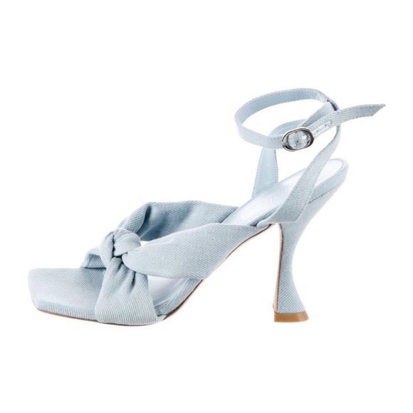 Stuart Weitzman denim sandals - Picture 3 of 5